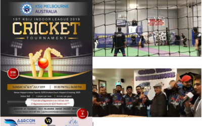 KSIJ Melbourne 1st Indoor Cricket League