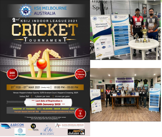 2nd Khoja Shia-Ithna Ashari Jamaat Melbourne Indoor League 2021 Cricket Tournament